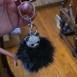 Wonder Nation Black and Silver Key & Card Holder NWT